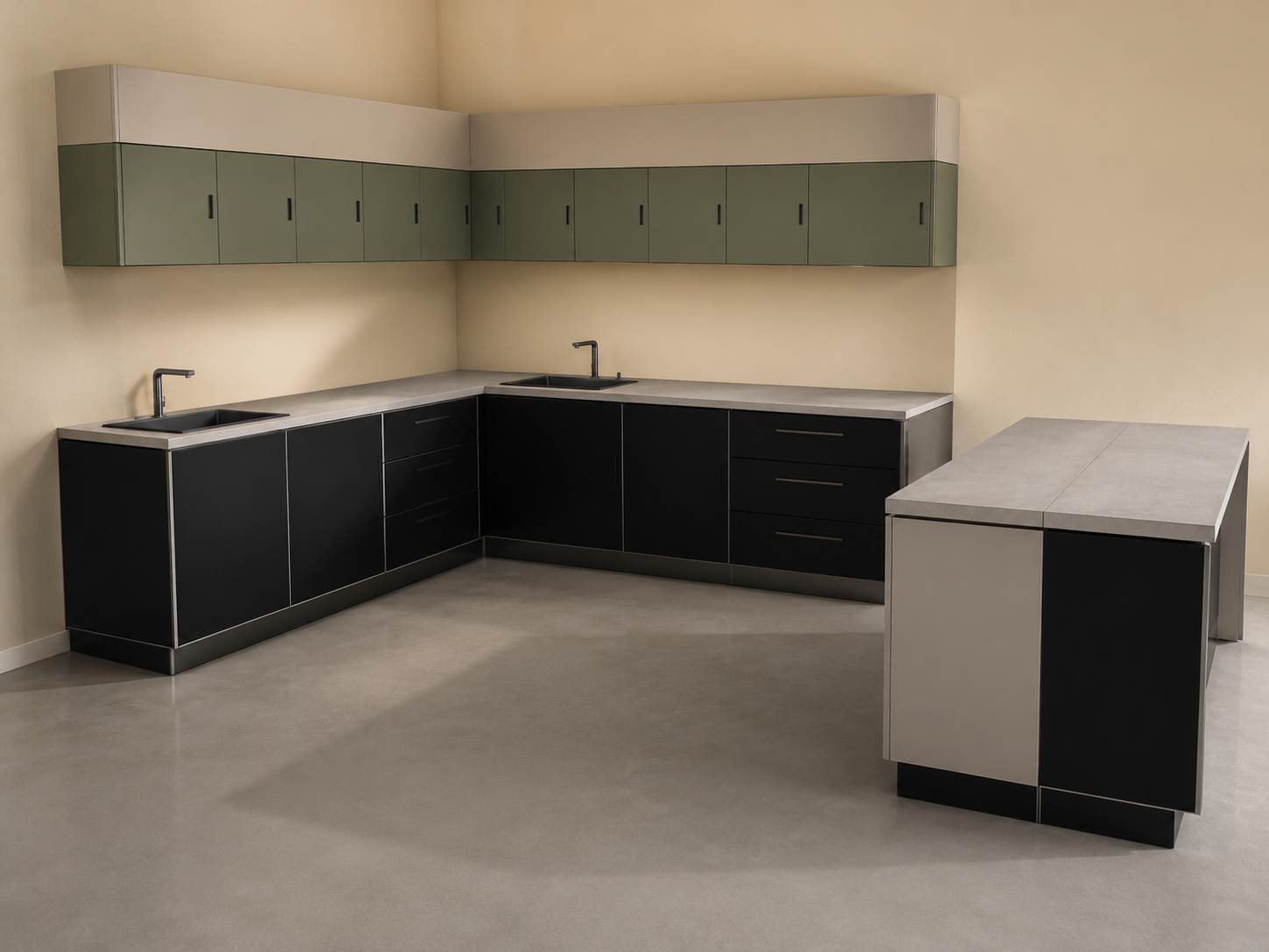 The same design as a three-dimensional model in a plain studio view, ready to rotate.